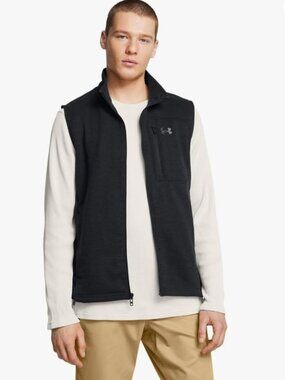 Under Armour Men's Specialist Vest, (002) Black / / Castlerock